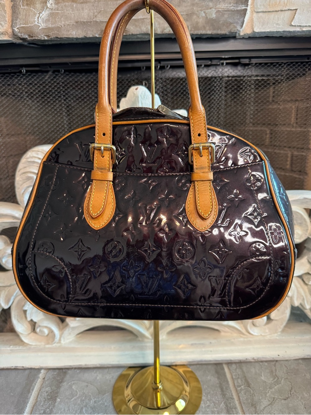 Louis Vuitton Amarante Summit Drive Handbag